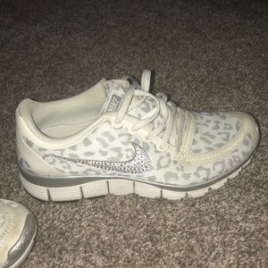 Nike swarovski crystal shoes